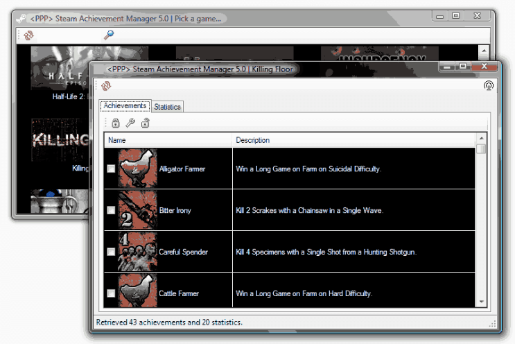 SteamAchievementManager