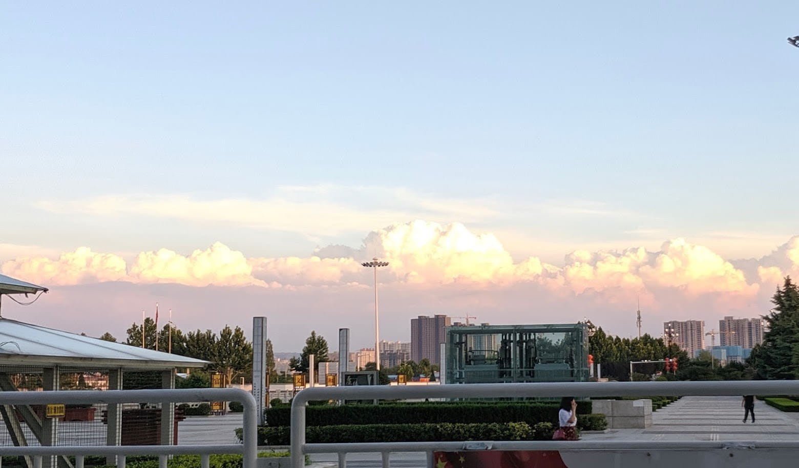 面试结束那天在渭南拍的